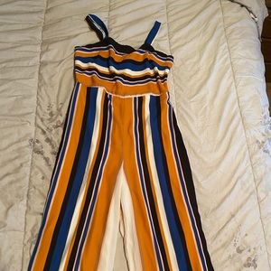 Striped Jumpsuit